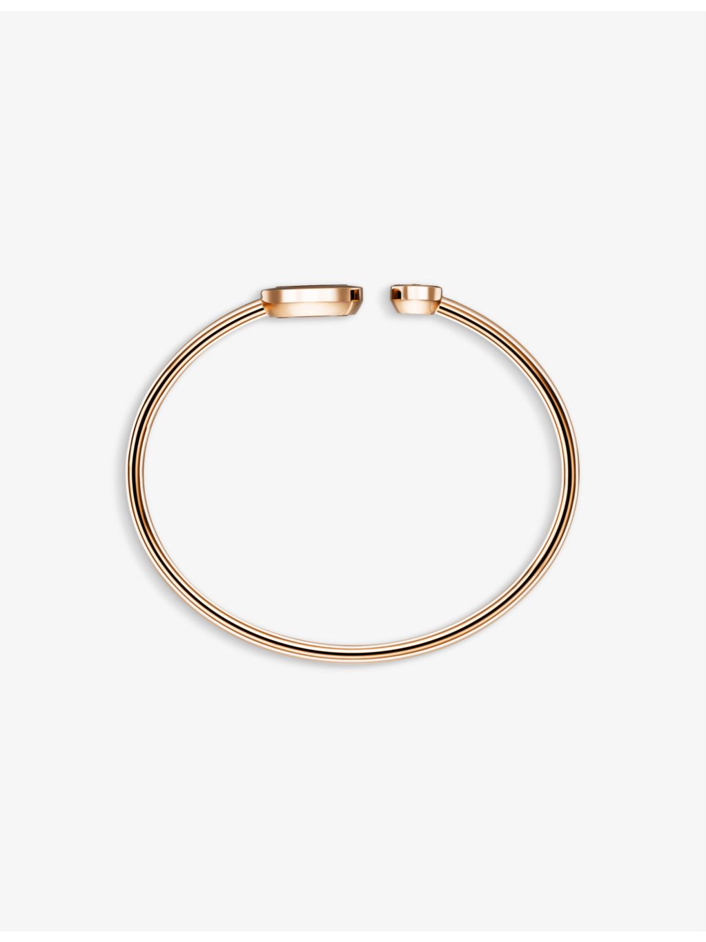 Chopard Happy Spirit 18ct rose and white gold diamond bangle (British brand)