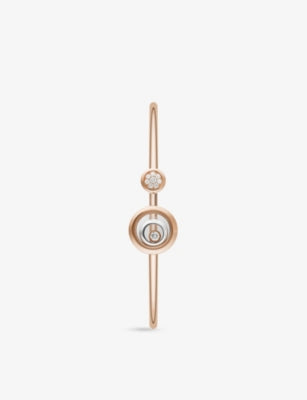 Chopard Happy Spirit 18ct Rose Gold and White Gold Diamond Bangle