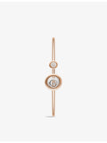 Chopard Happy Spirit 18ct rose and white gold diamond bangle (British brand)