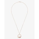 Chopard Happy Spirit 18ct rose-gold white-gold diamond necklace 0.28ct - British product