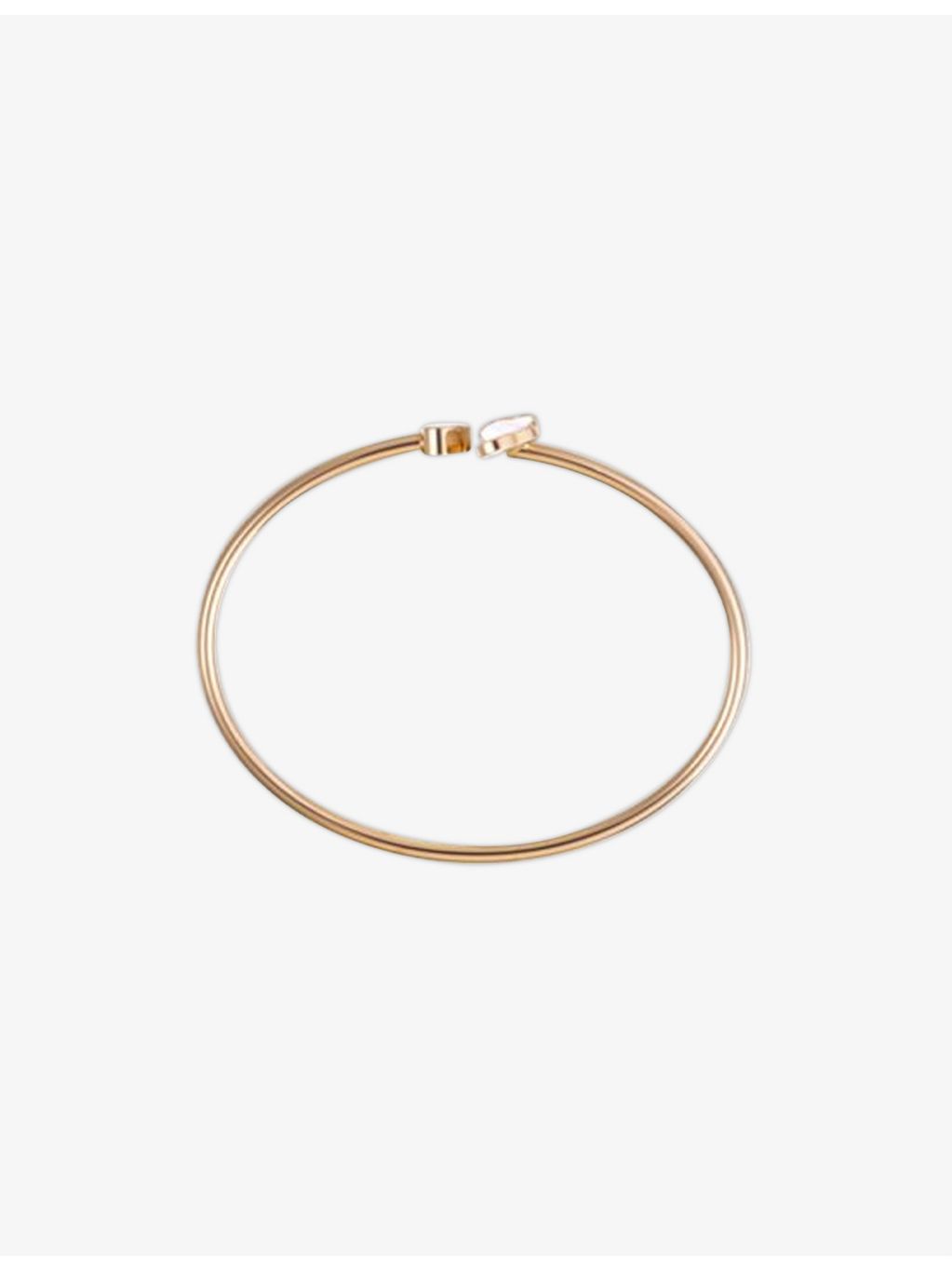 Chopard Happy Hearts rose gold bangle mother-of-pearl diamond, imported from the UK