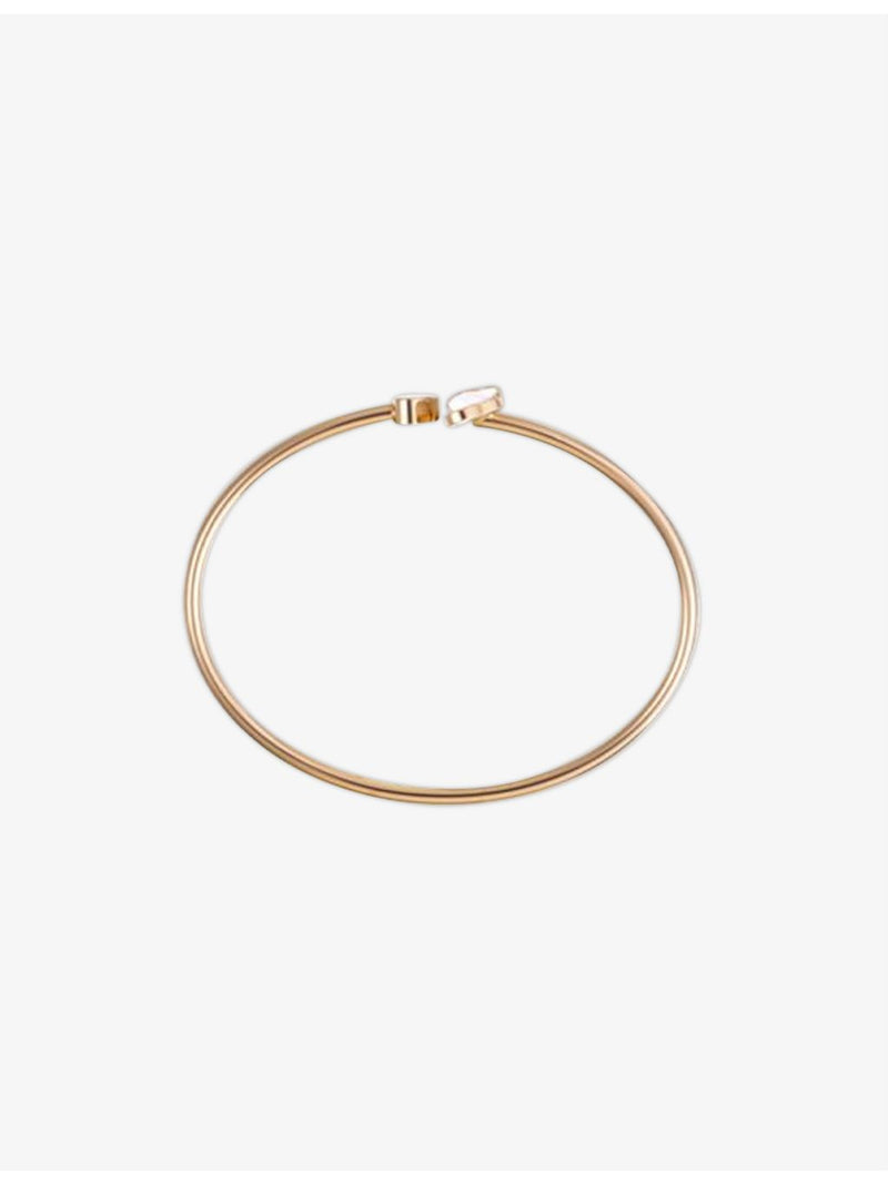 Chopard Happy Hearts rose gold bangle mother-of-pearl diamond, imported from the UK