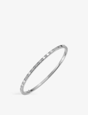 Chopard Ice Cube Pure 18-Carat White-Gold and Diamond Bangle