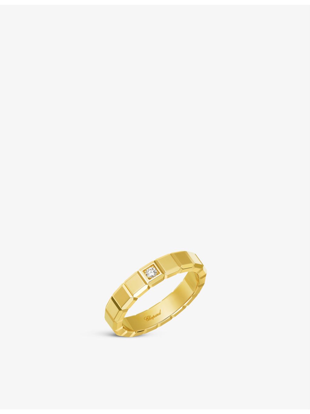 Chopard Ice Cube 18-carat gold diamond ring, imported from the UK