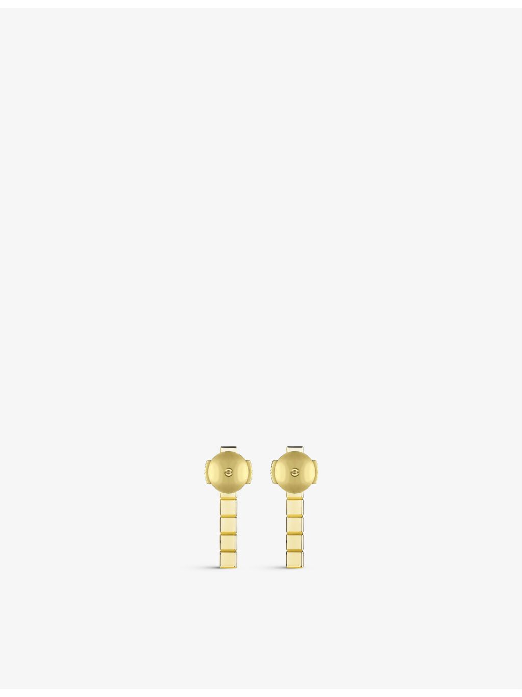 Chopard Ice Cube Pure 18-carat yellow gold diamond earrings, UK version