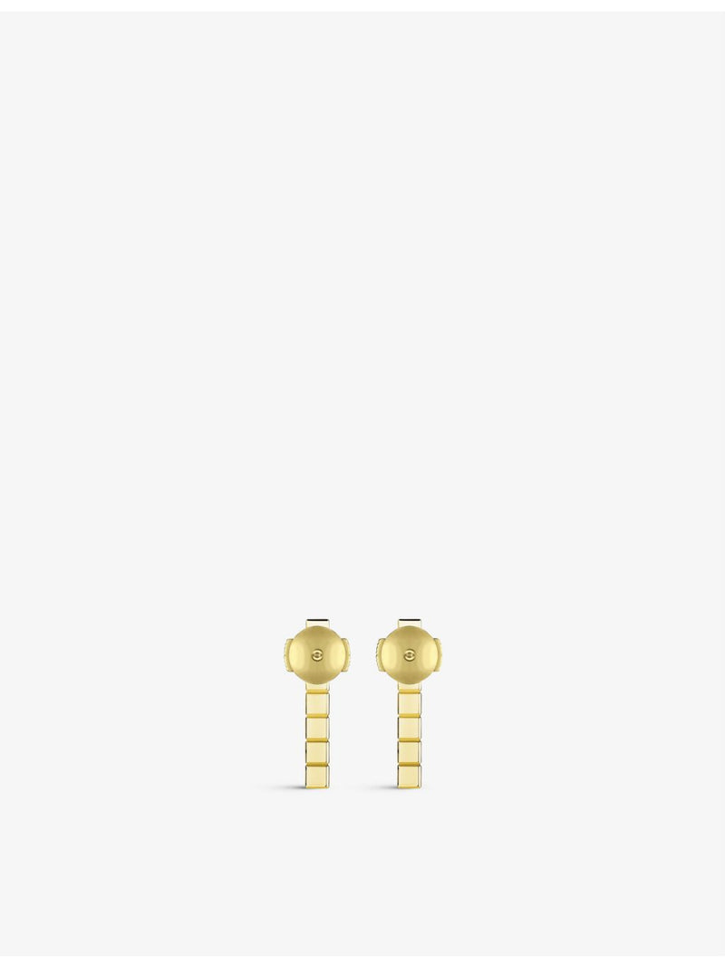 Chopard Ice Cube Pure 18-carat yellow gold diamond earrings, UK version