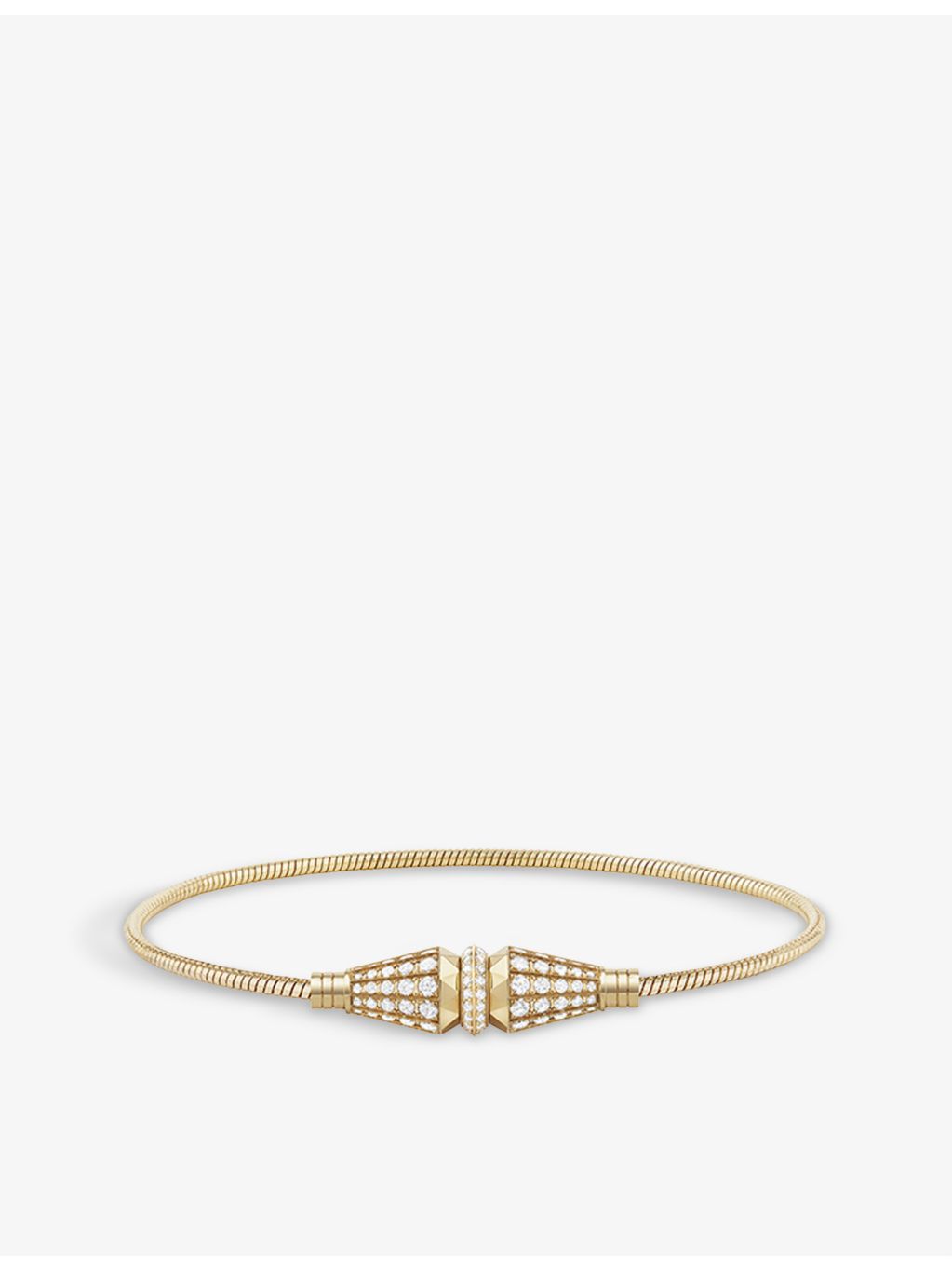 Boucheron diamond bracelet 18ct yellow gold 1.76ct, imported from the UK