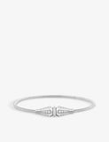 Boucheron Jack de Boucheron Single 18ct White-Gold and 1.04ct Round Diamond Bracelet