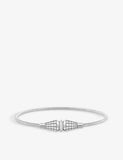 Boucheron Jack de Boucheron Single 18ct White-Gold and 1.76ct Round Diamond Bracelet