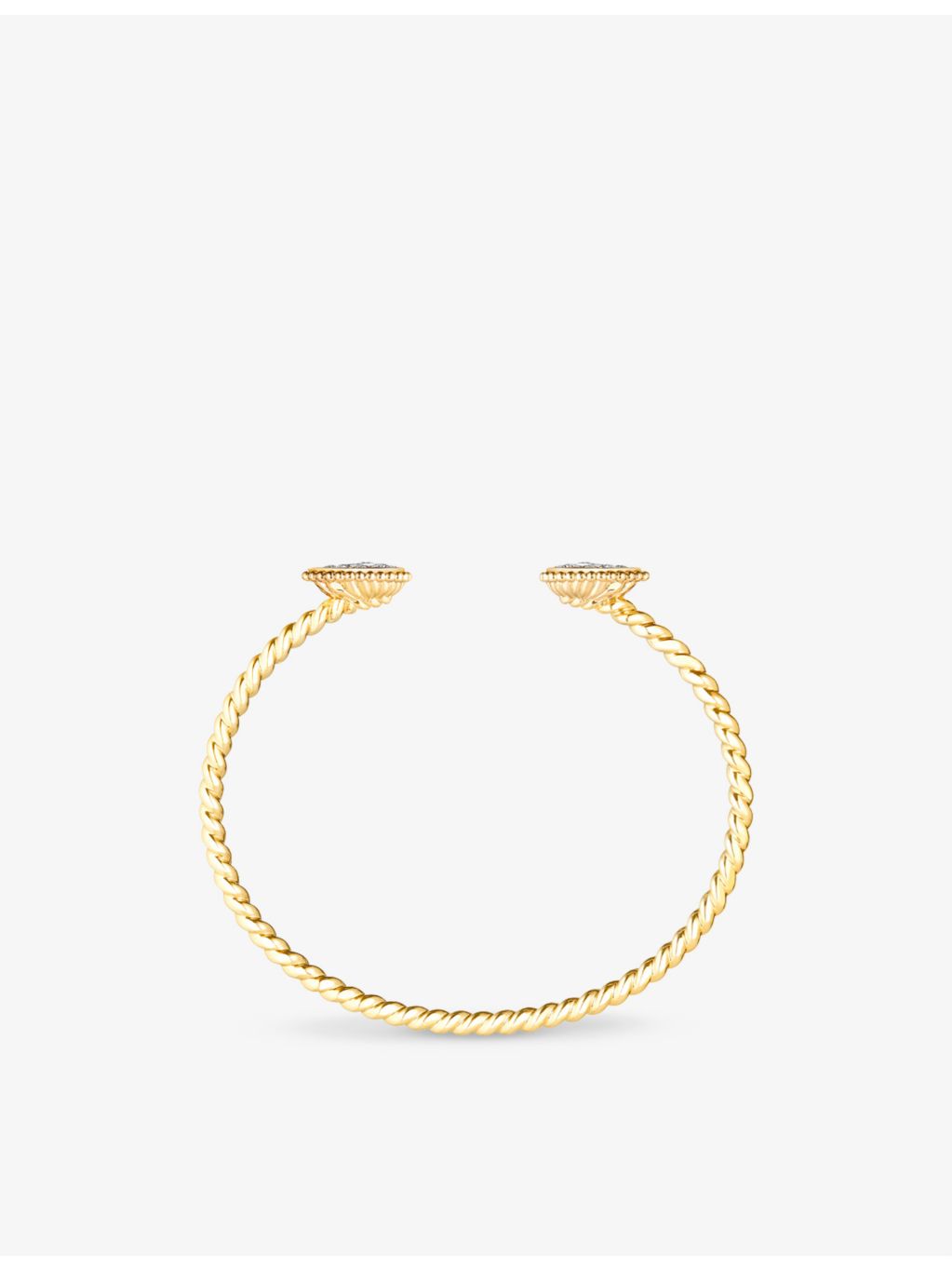 Boucheron Serpent Bohème 18ct gold diamond bangle - British product