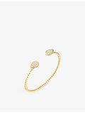 Boucheron Serpent Bohème 18ct gold diamond bangle - British product