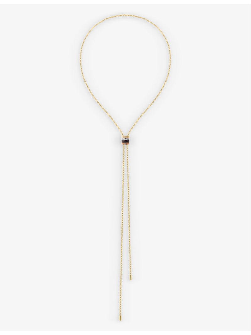 Boucheron Quatre Classique gold and diamond necklace 75cm (British brand)