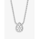 Boucheron Serpent Bohème white gold diamond pendant necklace, imported from the UK