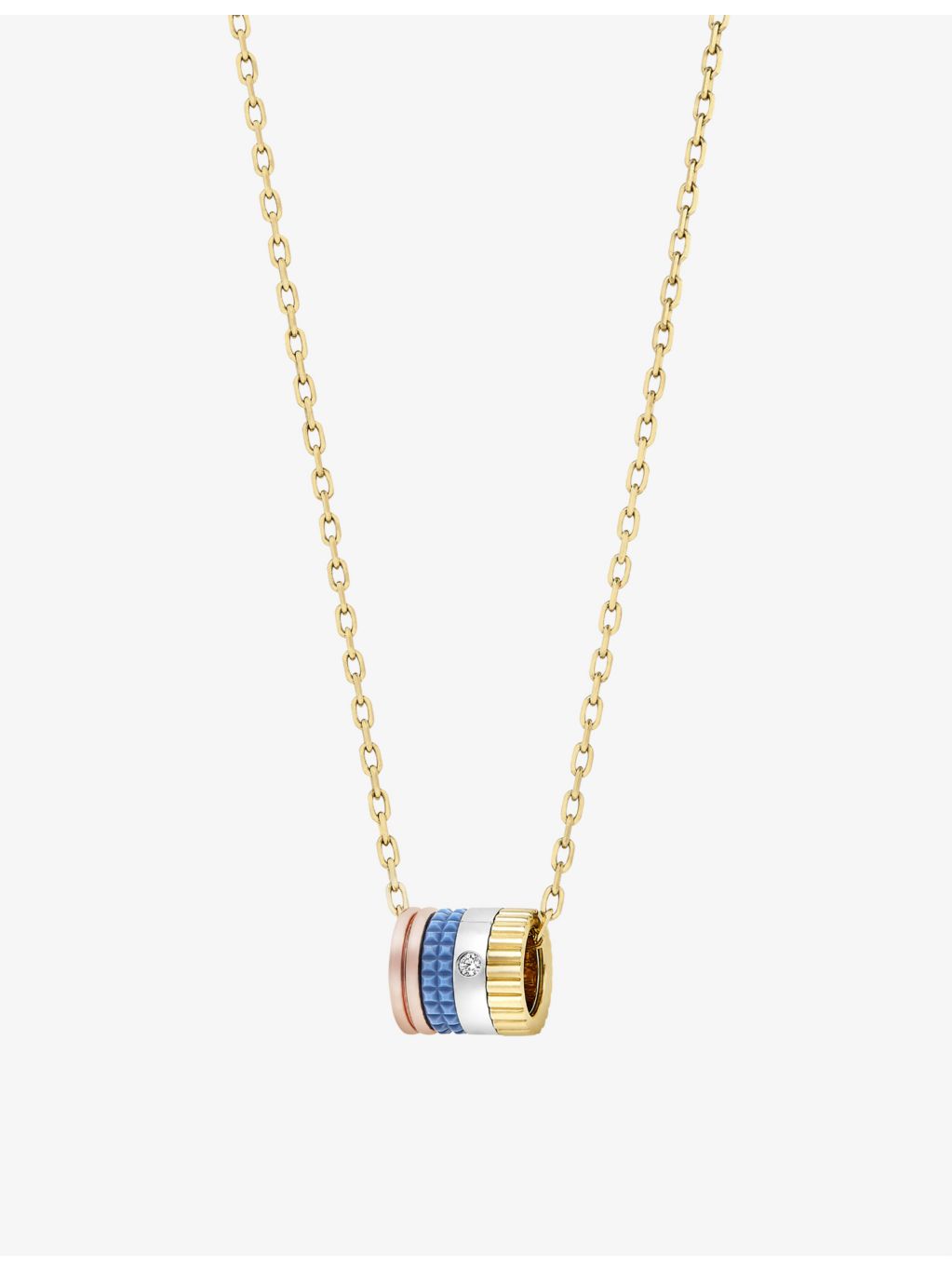Boucheron Quatre Blue Edition pendant necklace 45 cm, imported from the UK