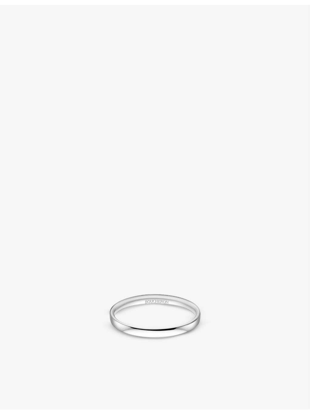 Boucheron Epure platinum 950 wedding ring, UK version