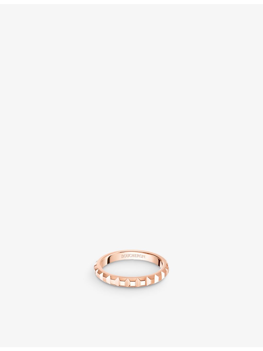 Boucheron Quatre Clou de Paris 18ct rose-gold ring, imported from the UK