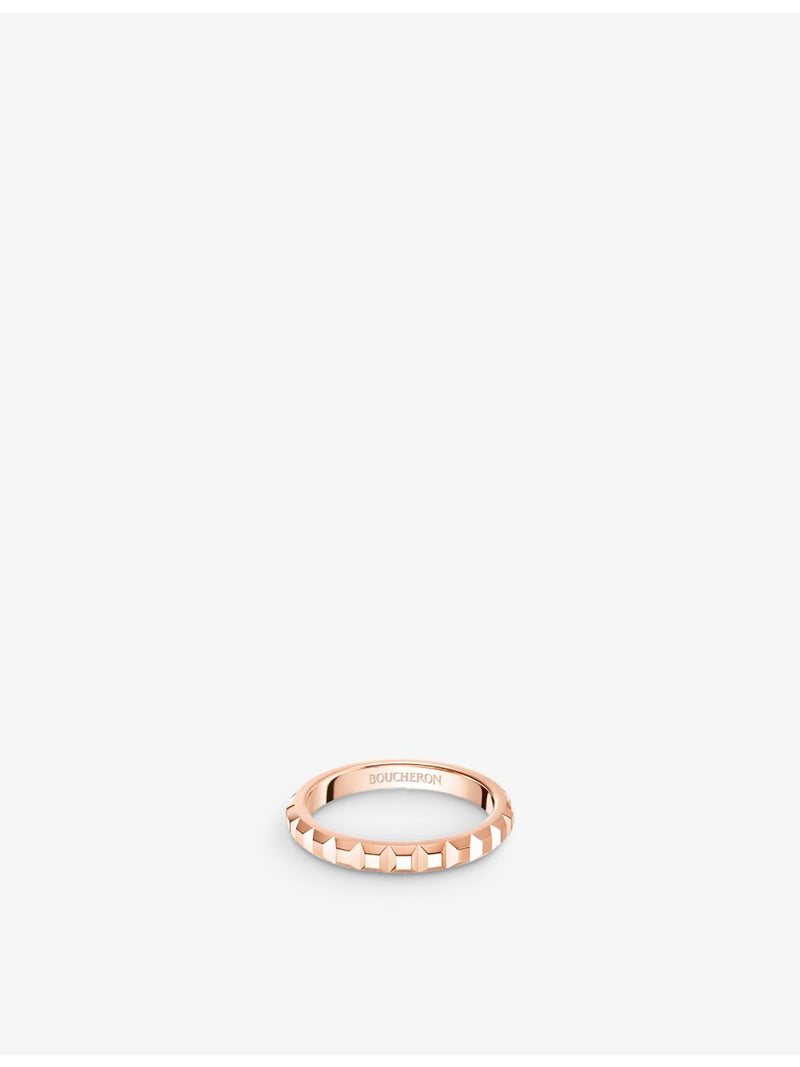 Boucheron Quatre Clou de Paris 18ct rose-gold ring, imported from the UK
