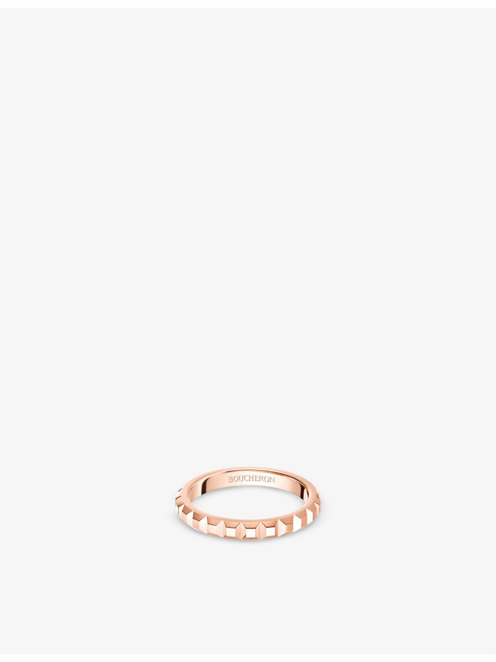 Boucheron Quatre Clou de Paris 18ct rose-gold ring, imported from the UK