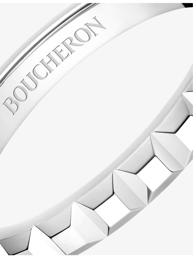 Boucheron Quatre Clou de Paris platinum ring, imported from the UK