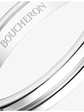 Boucheron Godron platinum 950 slip-on ring, UK version