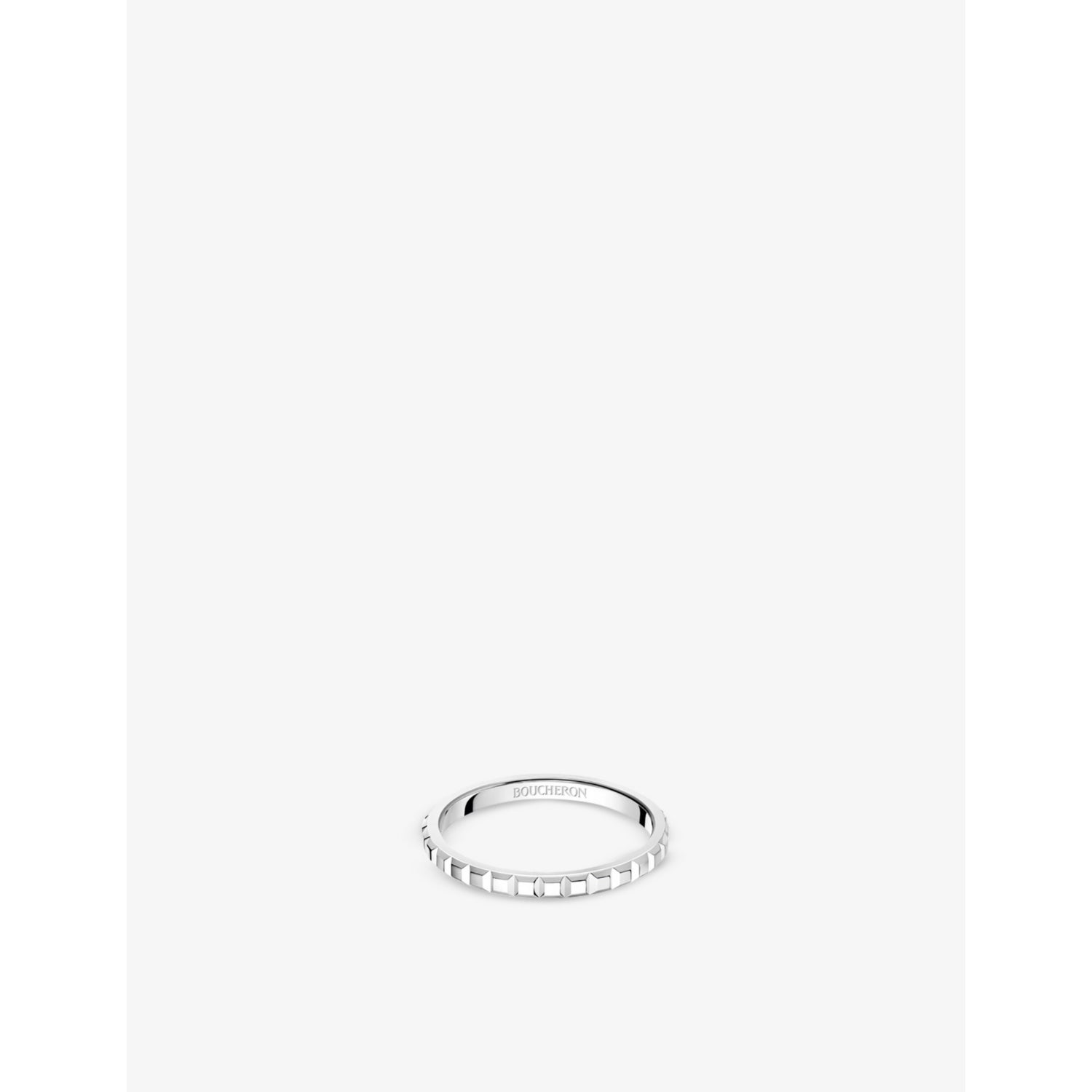 Quatre Clou de Paris platinum ring - 53mm