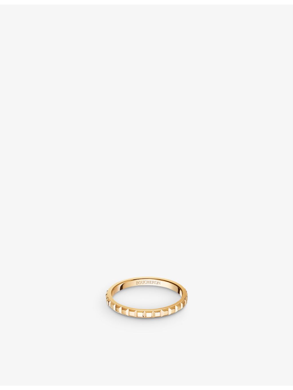 Boucheron Quatre Clou de Paris 18ct yellow gold ring, imported from the UK