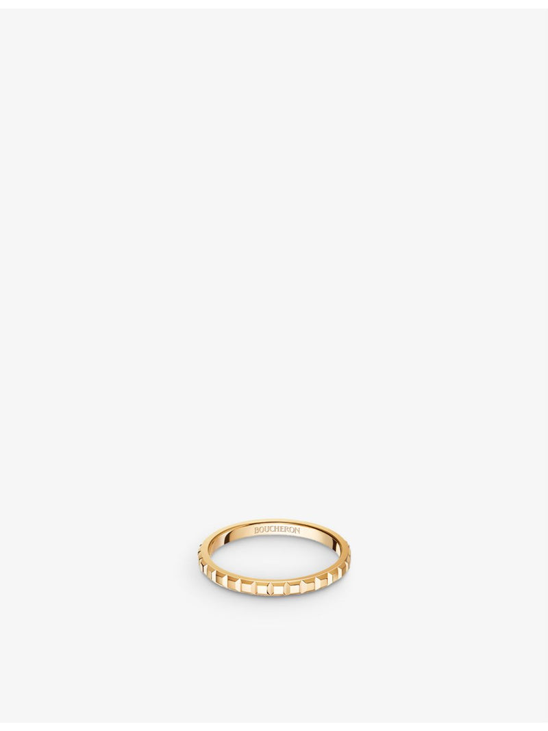 Boucheron Quatre Clou de Paris 18ct yellow gold ring, imported from the UK