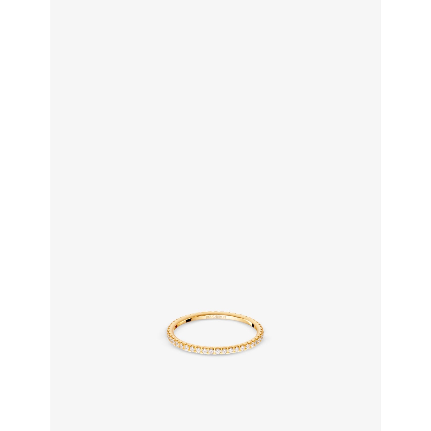 Epure 18ct yellow-gold and diamond ring - 54mm