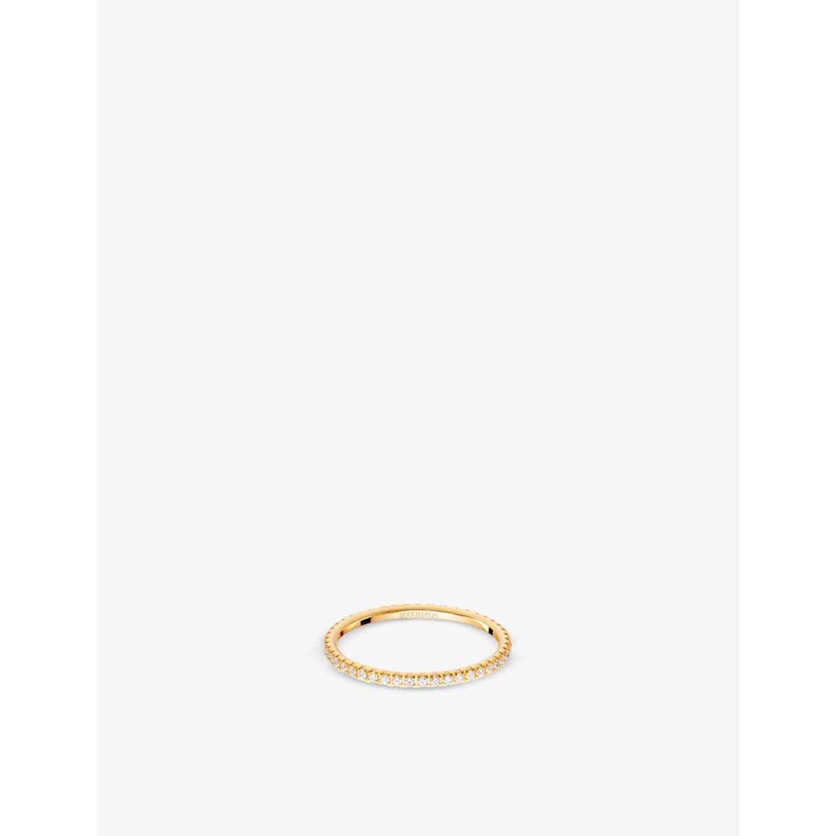Epure 18ct yellow-gold and diamond ring - 54mm