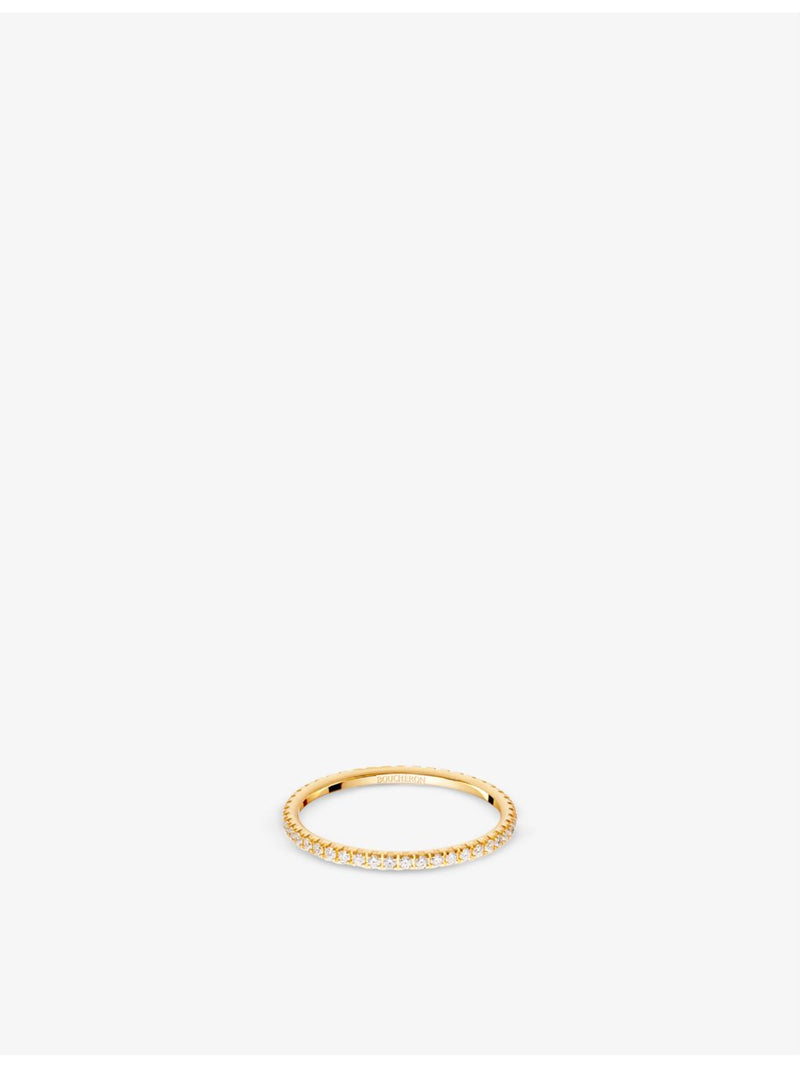 Boucheron Epure 18ct yellow-gold diamond ring - British product