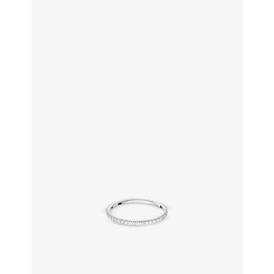 selfridges Boucheron Epure 18ct White-Gold and 0.24ct Diamond Ring- Buy online at McGrocer