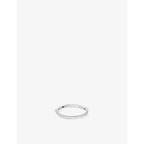 Epure 18ct white-gold and 0.24ct diamond ring - 53mm