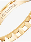 Boucheron Epure 18ct rose gold diamond ring 0.24ct, imported from the UK