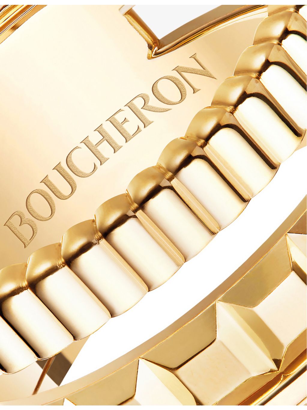 Boucheron Quatre Radiant 18ct yellow-gold ring - British product