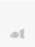 Boucheron Serpent Bohème 18ct white gold diamond ring 1.13ct, UK version