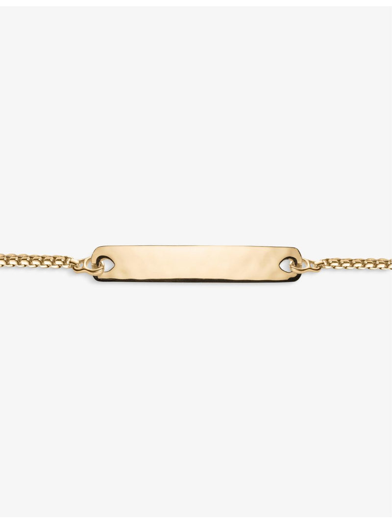 Monica Vinader Havana 18ct gold vermeil friendship bracelet, imported from the UK