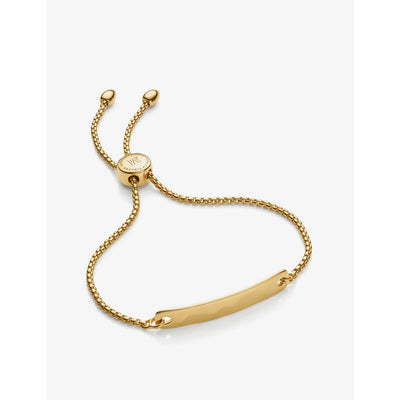 selfridges Monica Vinader Havana 18ct Yellow Gold Vermeil Woven Friendship Bracelet- Buy online at McGrocer