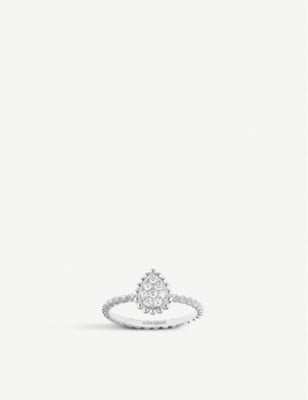 Boucheron Serpent Bohème 18ct White-Gold and 0.15ct Diamond Ring
