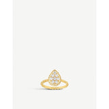 Serpent Bohème 18ct yellow-gold and 0.15ct diamond ring - 53mm