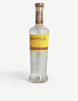 Barsol Pisco Quebranta Primero 700ml bottle, UK version