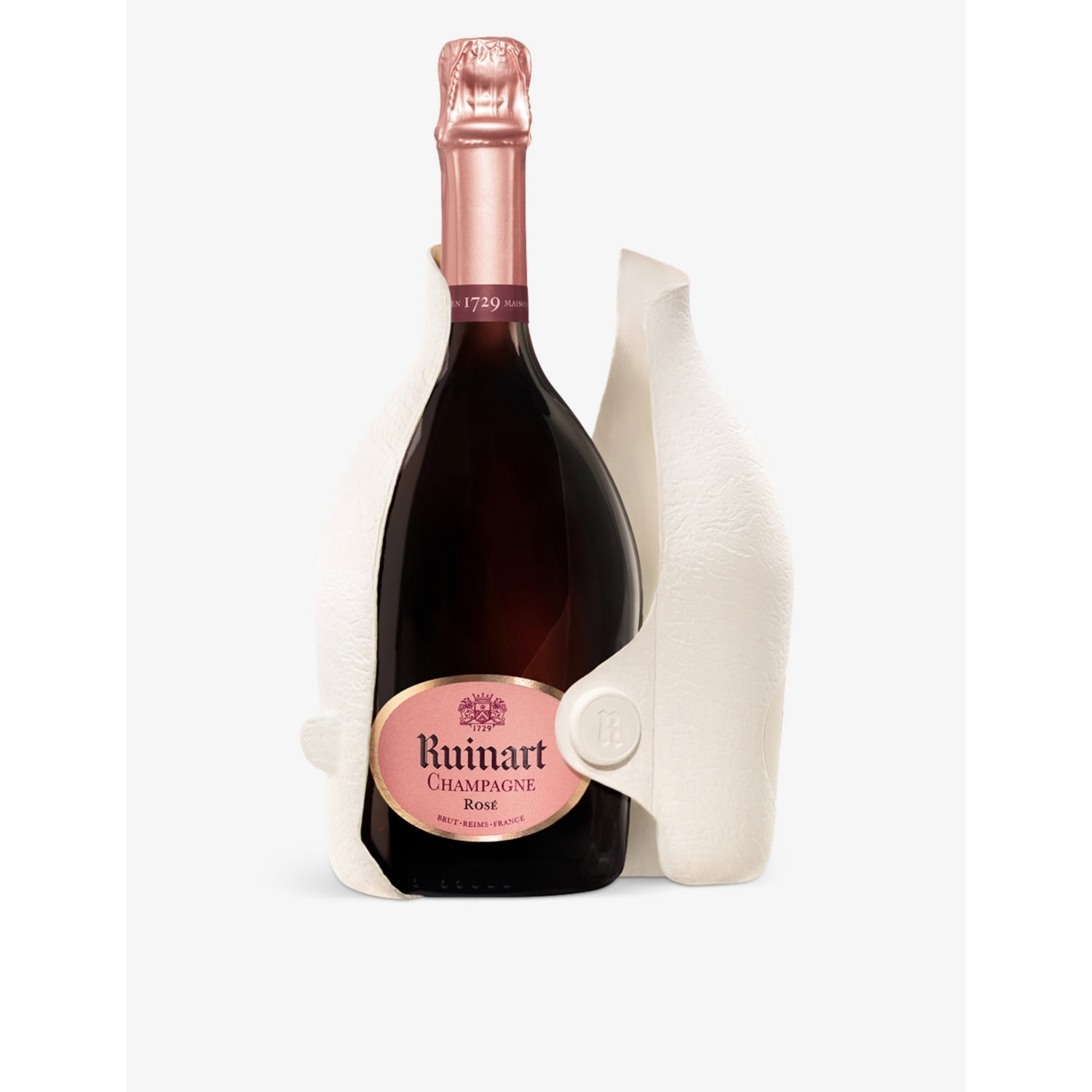 Ruinart Rose champagne Second Skin 750ml, imported from the UK