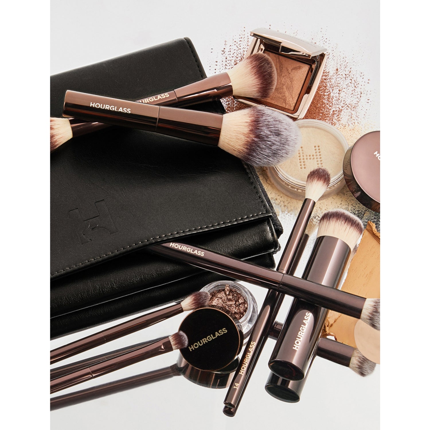 Hourglass vegan makeup brush travel set - British product