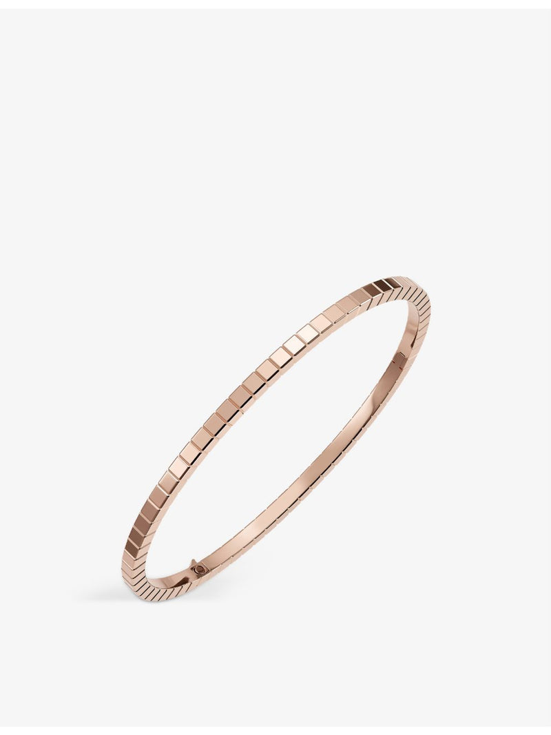 Chopard ice cube bangle in 18ct rose gold, imported from the UK