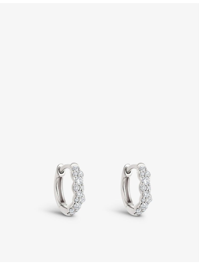 Astley Clarke Interstellar Mini hoop earrings 0.20ct diamond, imported from the UK