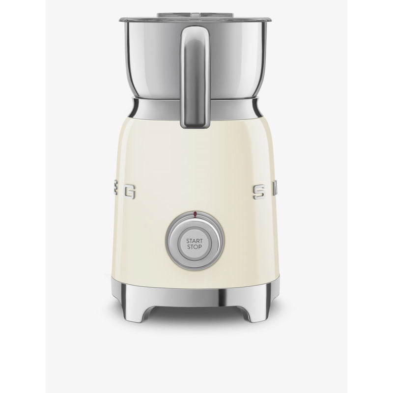 Smeg MFF01 logo stainless steel milk frother, UK version