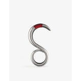Alessi chrome-plated zamak key ring with contrasting trim, imported from the UK