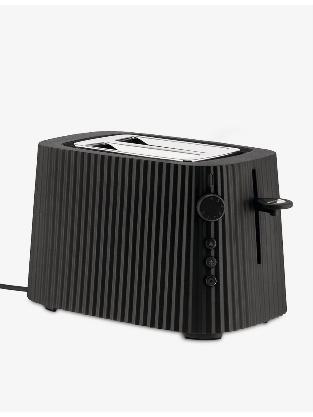 Alessi pleated design thermoplastic resin toaster - British product