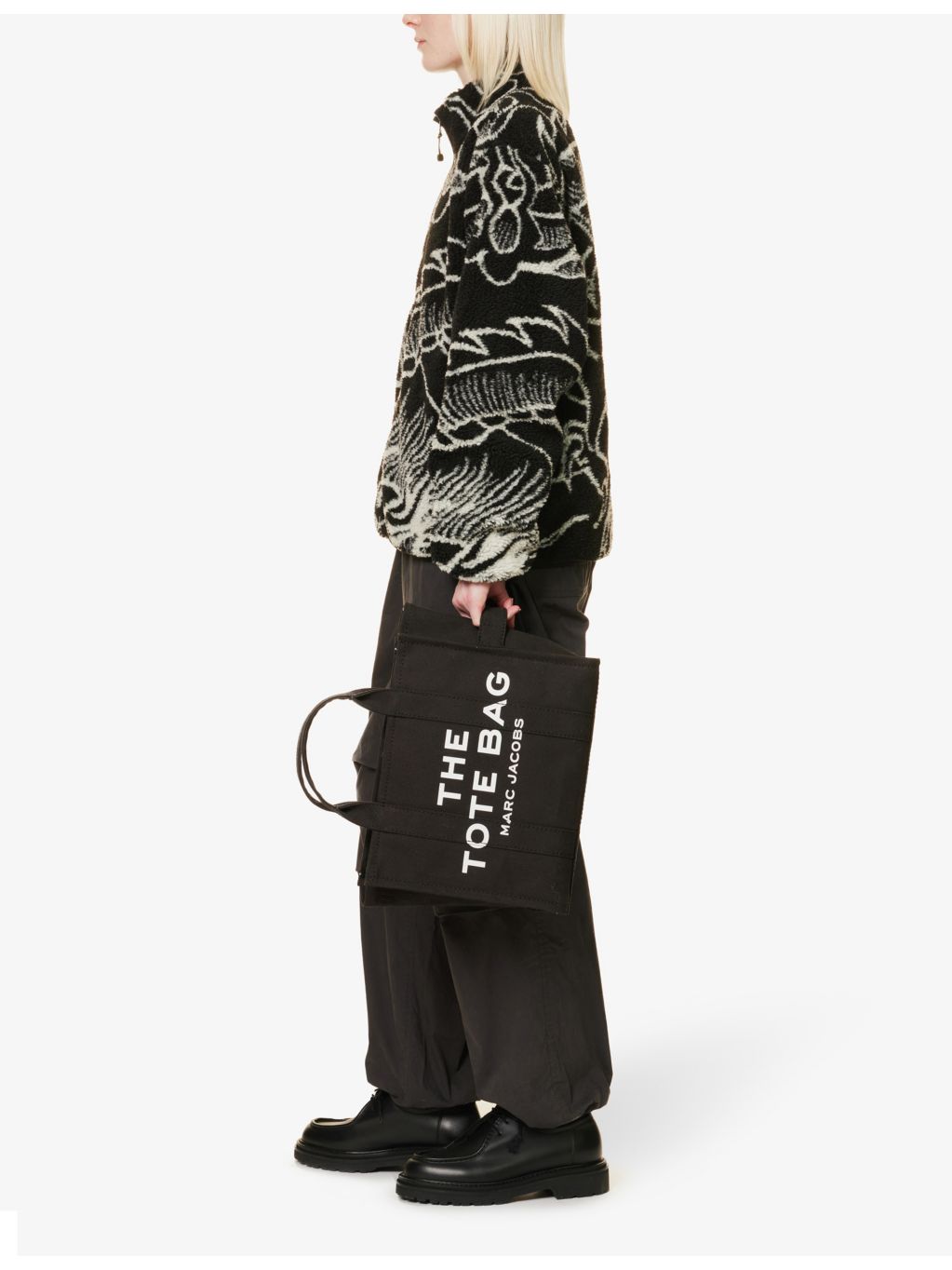 Marc Jacobs medium tote bag in cotton canvas - British product