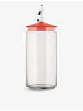 Alessi Lula glass dog food jar 27cm, imported from the UK