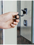 Alessi chrome-plated zamak key ring, imported from the UK